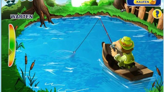 Free Aqua Zoo: Durch Angeln kannst du Fische für dein Aquarium sammeln.
