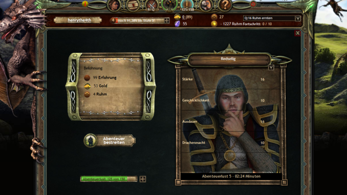 Draco Game: Bestreite zahlreiche Quests und PvPs und beweise deine Stärke.