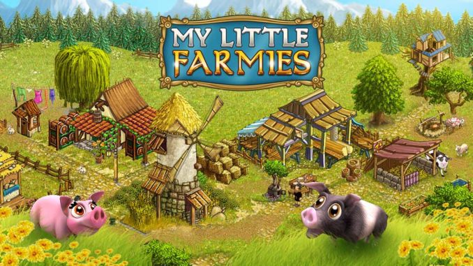 My Little Farmies: Errichte deine eigen Farm, bewirtschafte deine Felder und zÃ¼chte niedliche Tiere. Bild: Upjers